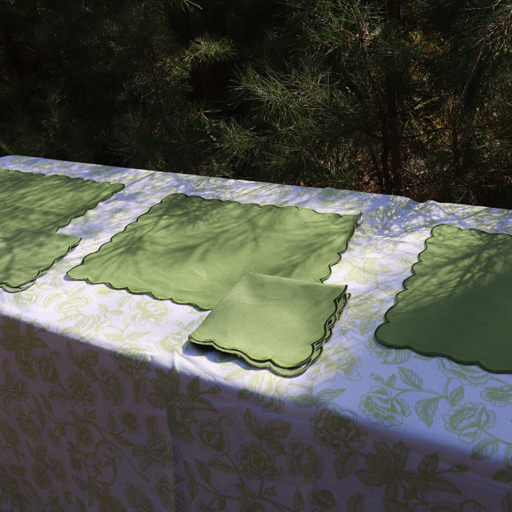 Evergreen Wave Placemat - Set of 4