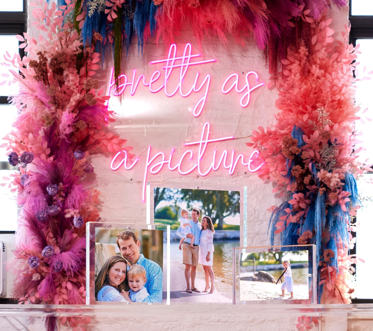 Clear Acrylic 4" x 6" Double-Sided Thick Block Frame