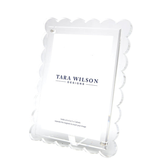 Clear Acrylic Scallop Frame