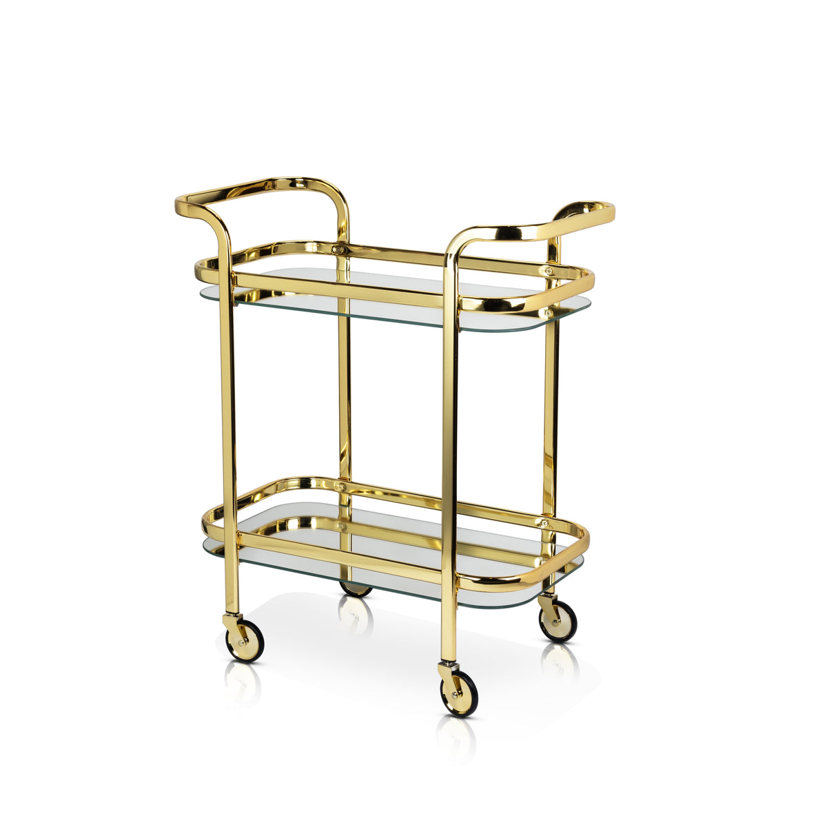 Antique Gold Bar Cart