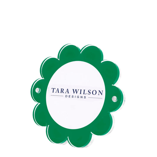 Green Acrylic Daisy Frame