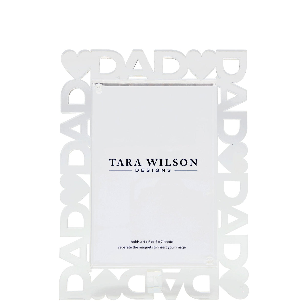 Heart Dad Acrylic Word Frame