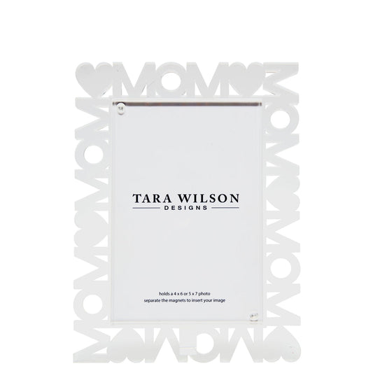Heart Mom Acrylic Word Frame