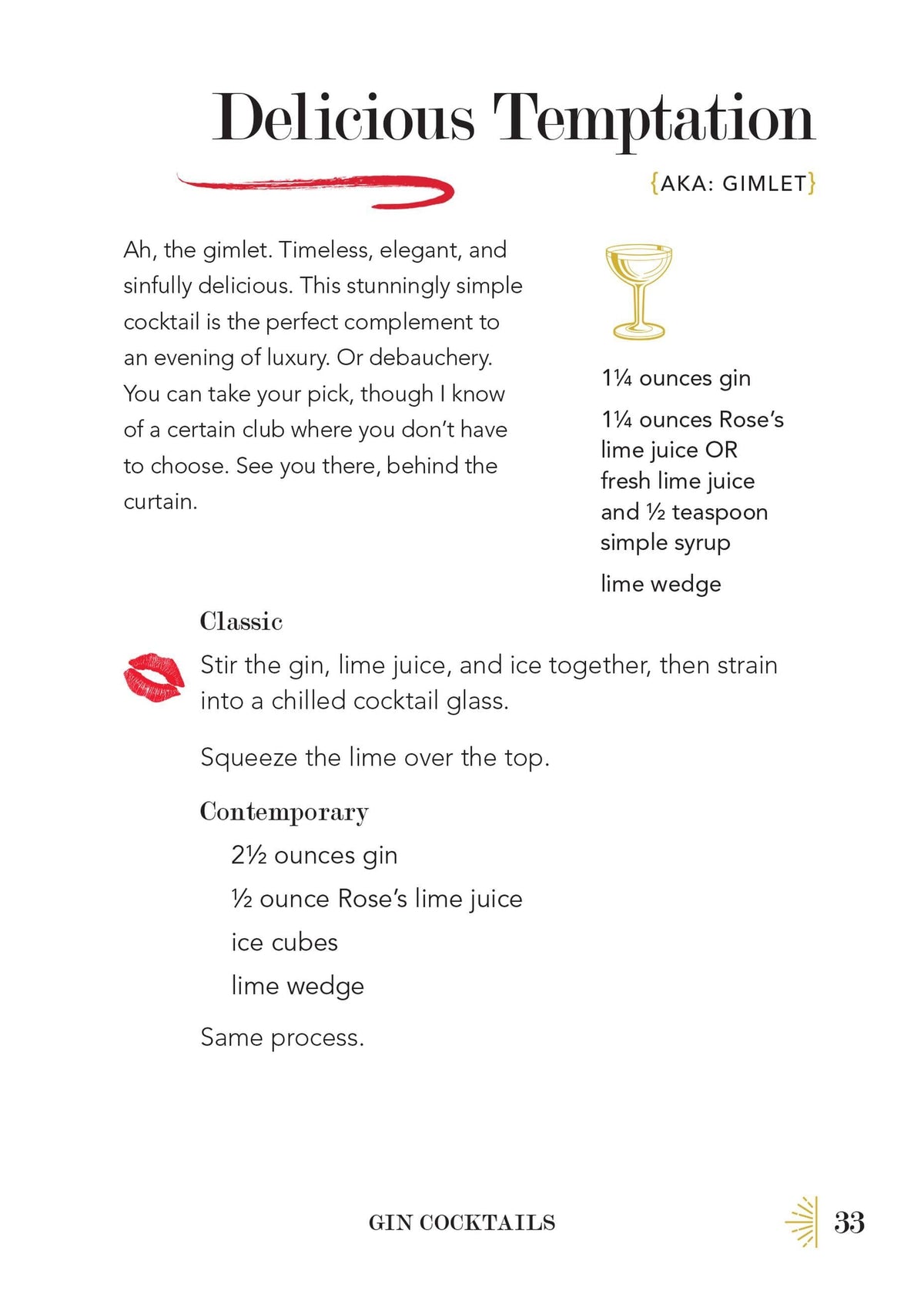 XOXO, A Cocktail Book