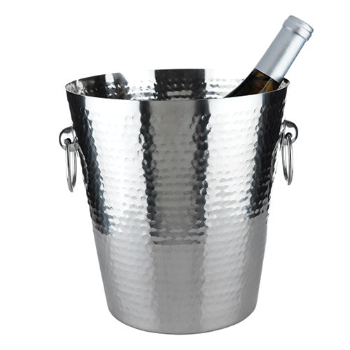 Irving Stainless Steel Hammered Ice Bucket