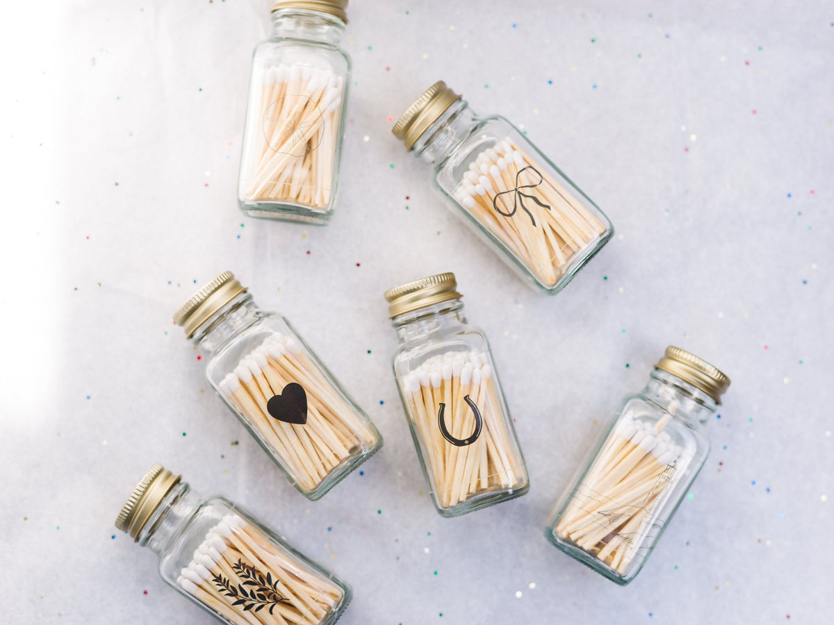 Lighthouse 2" White Match Jar | Rocky Point Match Holder