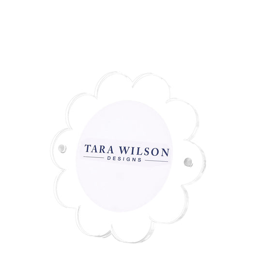 White Acrylic Daisy Frame
